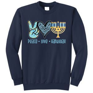 Peace Love Hanukkah Cute Gift Sweatshirt