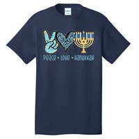 Peace Love Hanukkah Cute Gift Tall T-Shirt