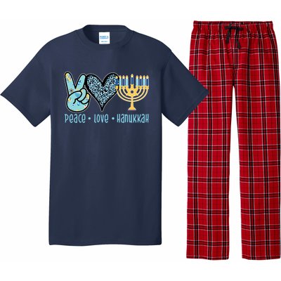 Peace Love Hanukkah Cute Gift Pajama Set