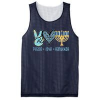 Peace Love Hanukkah Cute Gift Mesh Reversible Basketball Jersey Tank