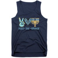 Peace Love Hanukkah Cute Gift Tank Top