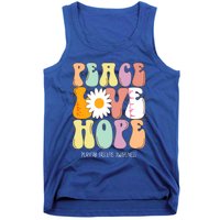 Peace Love Hope Plantar Fasciitis Awareness Gift Tank Top