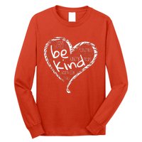 Peace Love Hope Kindness Heart No Bullying Unity Day Orange Long Sleeve Shirt