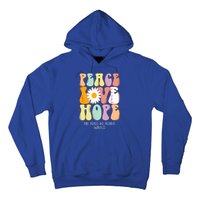 Peace Love Hope Rare Diseases And Disorders Awareness Gift Funny Gift Hoodie