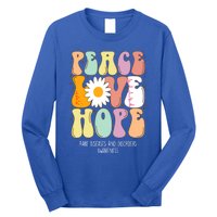 Peace Love Hope Rare Diseases And Disorders Awareness Gift Funny Gift Long Sleeve Shirt