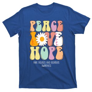 Peace Love Hope Rare Diseases And Disorders Awareness Gift Funny Gift T-Shirt