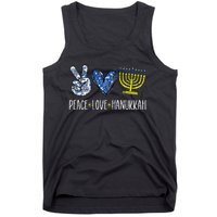 Peace Love Hanukkah Vintage Chanukah Jewish Tank Top