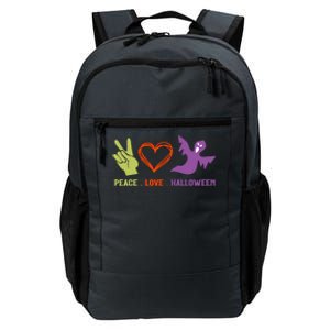 Peace Love Halloween Spirit Spooky Horror Costume Cute Gift Daily Commute Backpack