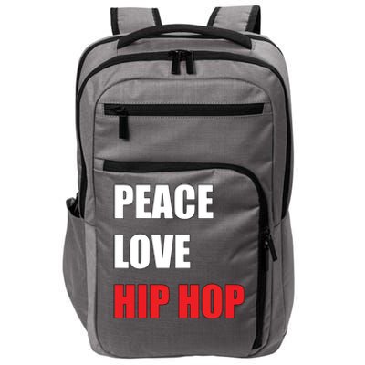 Peace Love Hip Hop Dance Men Women Boy Girl Impact Tech Backpack