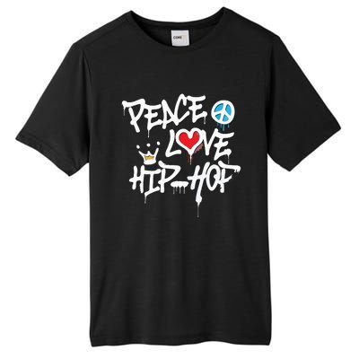 Peace Love Hip Hop Dancing Tall Fusion ChromaSoft Performance T-Shirt