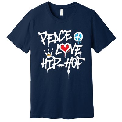 Peace Love Hip Hop Dancing Premium T-Shirt