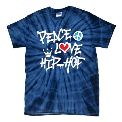 Peace Love Hip Hop Dancing Tie-Dye T-Shirt