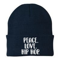 Peace Love Hip Hop HipHop Dancer Breakdance Breakdancing Knit Cap Winter Beanie