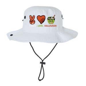 Peace Love Halloween Spirit Spooky Zombie Coffee Great Gift Legacy Cool Fit Booney Bucket Hat