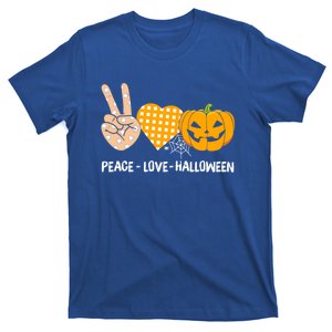 Peace Love Halloween Halloween Costume Meaningful Gift T-Shirt