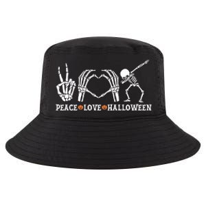 Peace Love Halloween Funny Skeleton Costume Gift Cool Comfort Performance Bucket Hat