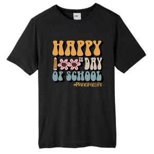 Principal Life Happy 100th Day Of School Meaningful Gift Tall Fusion ChromaSoft Performance T-Shirt