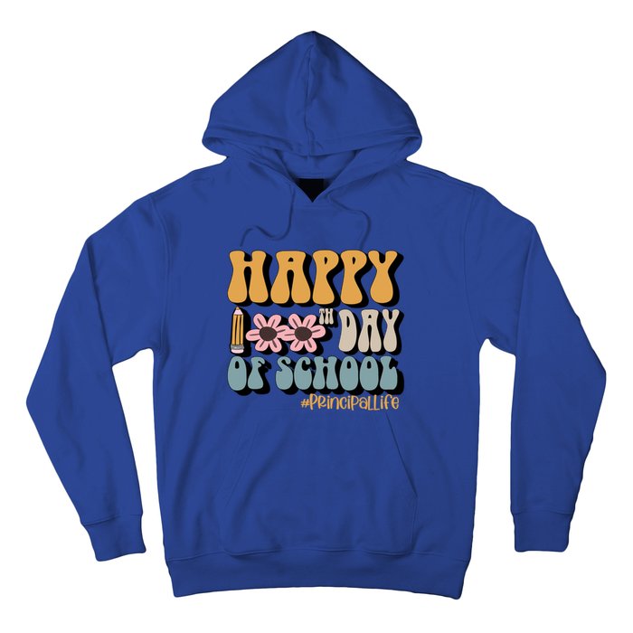 Principal Life Happy 100th Day Of School Meaningful Gift Hoodie