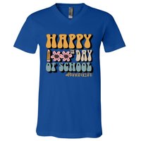 Principal Life Happy 100th Day Of School Meaningful Gift V-Neck T-Shirt