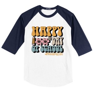 Principal Life Happy 100th Day Of School Meaningful Gift Baseball Sleeve Shirt