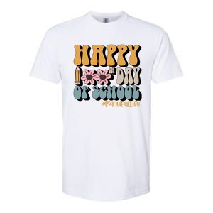 Principal Life Happy 100th Day Of School Meaningful Gift Softstyle CVC T-Shirt