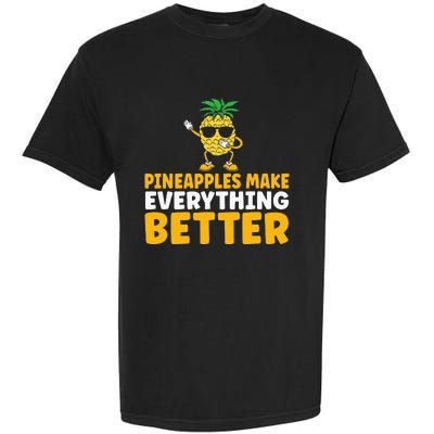 Pineapple Lover Hawaii Fruit Pineapple Hawaiian Garment-Dyed Heavyweight T-Shirt