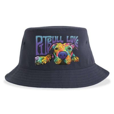 Pitbull Love Hoodie Unisex Sustainable Bucket Hat