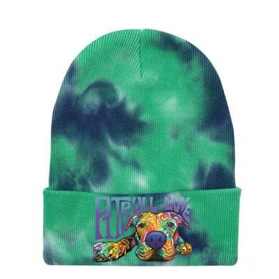 Pitbull Love Hoodie Unisex Tie Dye 12in Knit Beanie