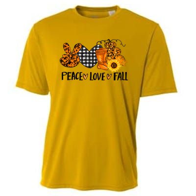 Peace Love Halloween Gift Cooling Performance Crew T-Shirt