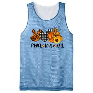 Peace Love Halloween Gift Mesh Reversible Basketball Jersey Tank