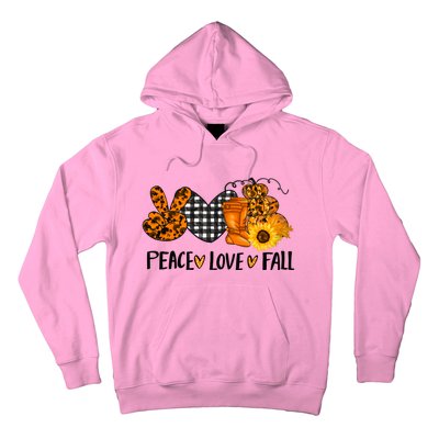 Peace Love Halloween Gift Hoodie