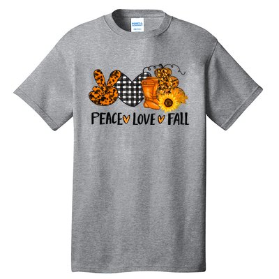 Peace Love Halloween Gift Tall T-Shirt