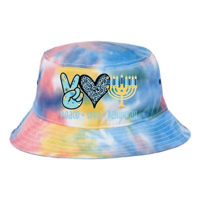 Peace Love Hanukkah Tie Dye Newport Bucket Hat