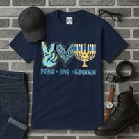 Peace Love Hanukkah Tall T-Shirt