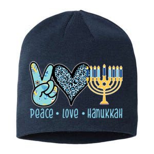 Peace Love Hanukkah Sustainable Beanie