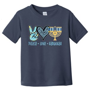 Peace Love Hanukkah Toddler T-Shirt