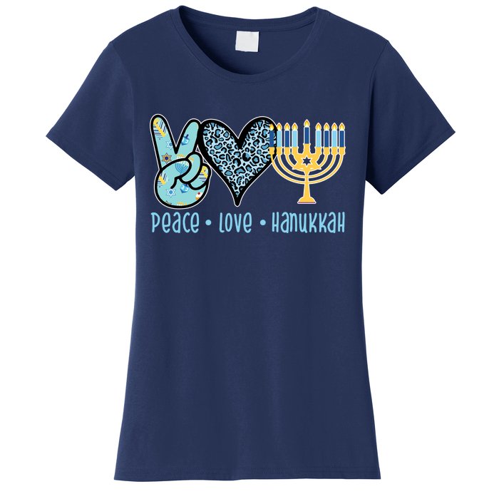 Peace Love Hanukkah Women's T-Shirt