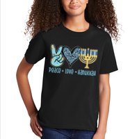 Peace Love Hanukkah Kids T-Shirt