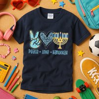 Peace Love Hanukkah Kids T-Shirt