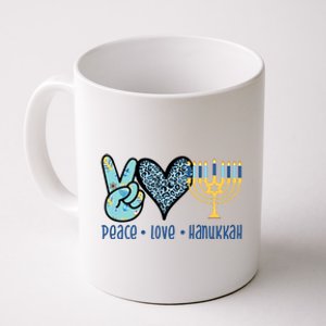 Peace Love Hanukkah Coffee Mug