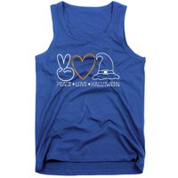 Peace Love Halloween Cool Gift Tank Top