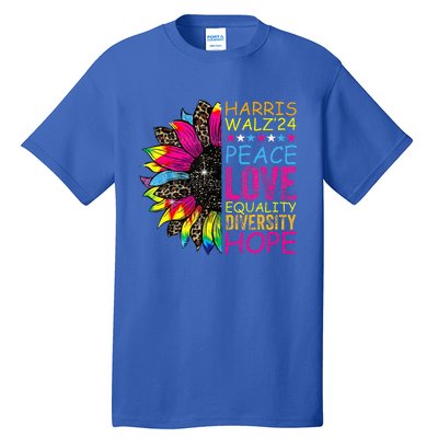 Peace Lgbt Harris Walz Waltz Tall T-Shirt