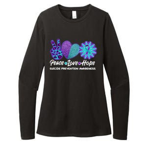 Peace Love Hope Suicide Prevention Awareness Womens CVC Long Sleeve Shirt