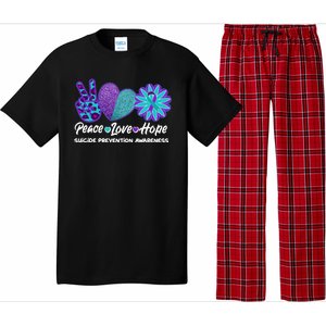 Peace Love Hope Suicide Prevention Awareness Pajama Set