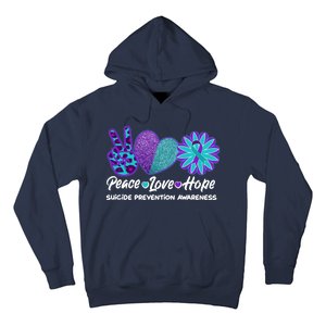 Peace Love Hope Suicide Prevention Awareness Hoodie