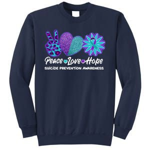 Peace Love Hope Suicide Prevention Awareness Sweatshirt