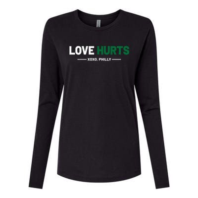 Philadelphia Love Hurts Philly Fan Pride Cute Womens Cotton Relaxed Long Sleeve T-Shirt