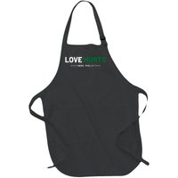 Philadelphia Love Hurts Philly Fan Pride Cute Full-Length Apron With Pockets