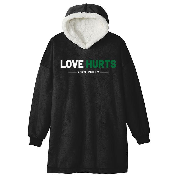 Philadelphia Love Hurts Philly Fan Pride Cute Hooded Wearable Blanket