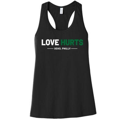 Philadelphia Love Hurts Philly Fan Pride Cute Women's Racerback Tank